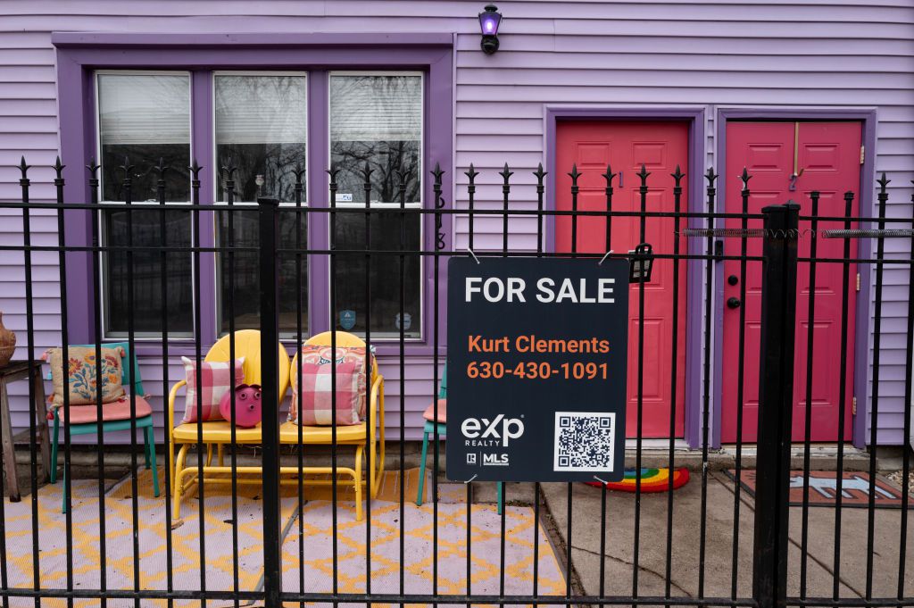 A home is offered for sale on March 22, 2024 in Chicago, Illinois