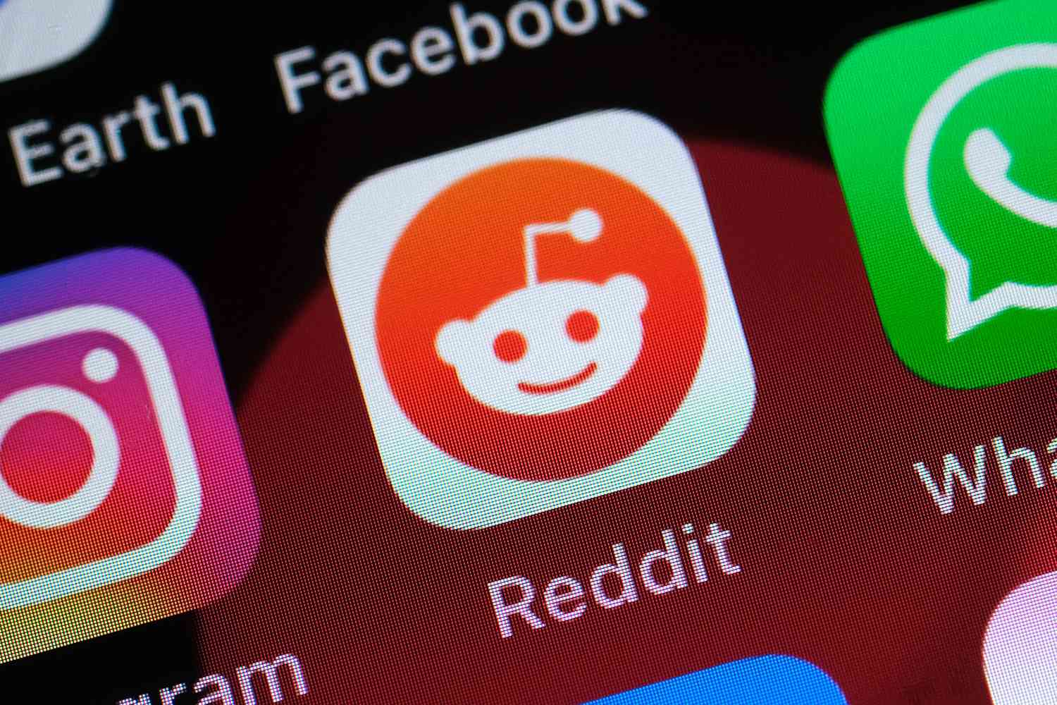 The Reddit app on a smartphone.