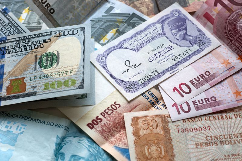 Money from several countries