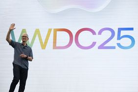 Apple CEO Tim Cook at Apple Worldwide Developers Conference.