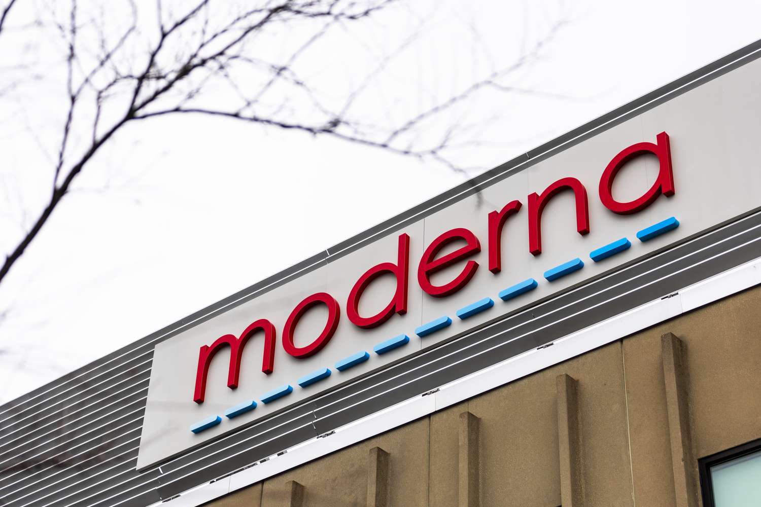 Moderna headquarters in Cambridge, Mass.