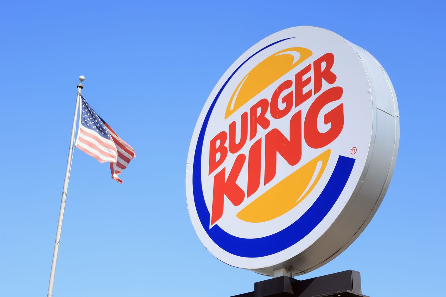 Burger King sign.