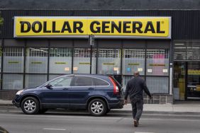 A sign for a Dollar General store is seen on May 28, 2025 in Chicago
