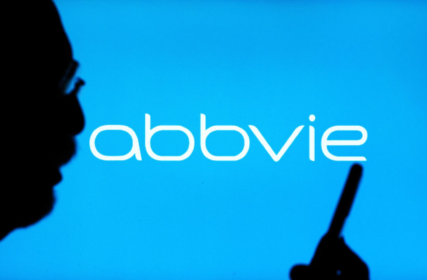AbbVie logo seen displayed on a monitor