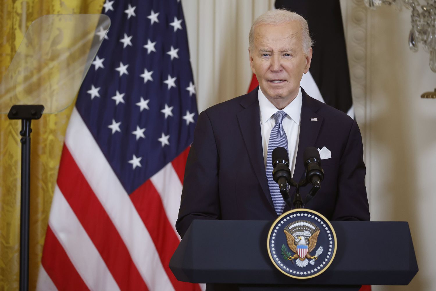 President Joe Biden at a press conference in Washington, D.C., in May 2024
