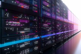 Dataserver with many lights