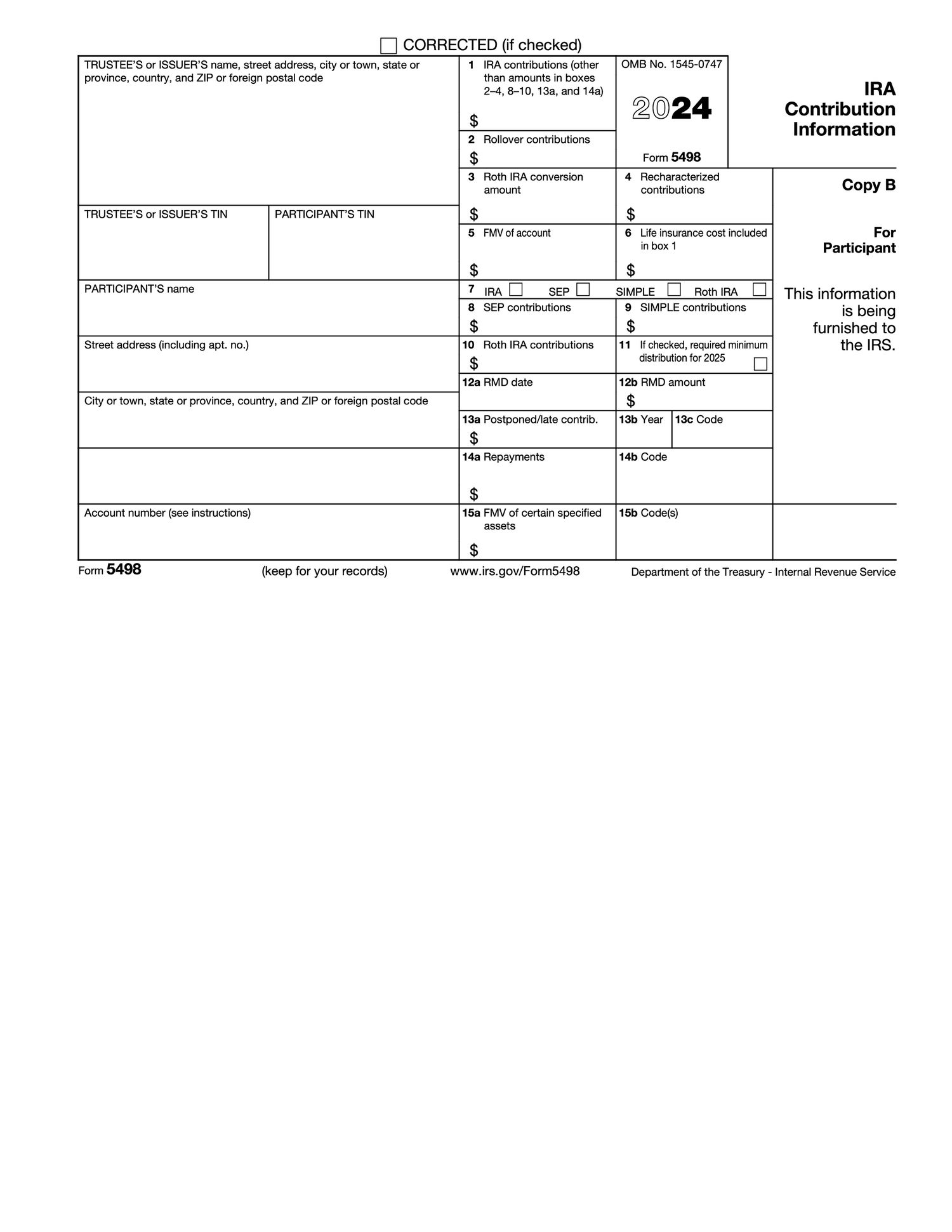 IRS Form 5498