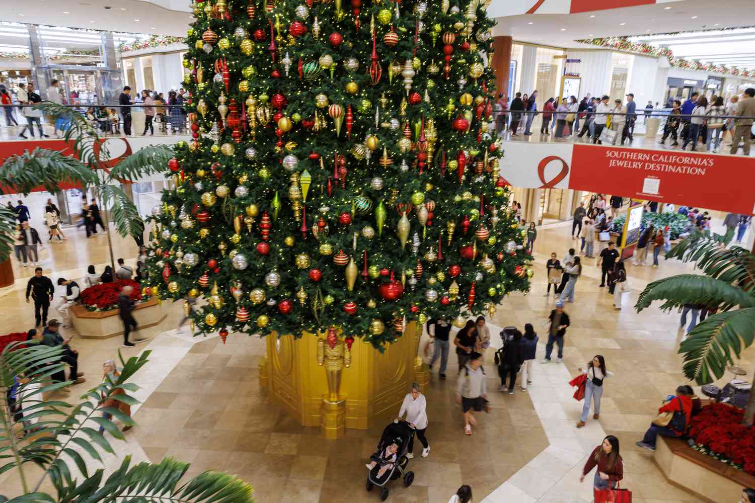Inside a mall in Costa Mesa, Calif., on Black Friday. 