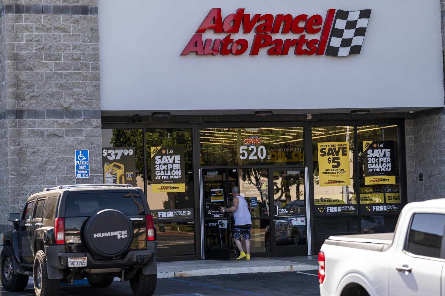 An Advance Auto Parts store in Pleasant Hill, California
