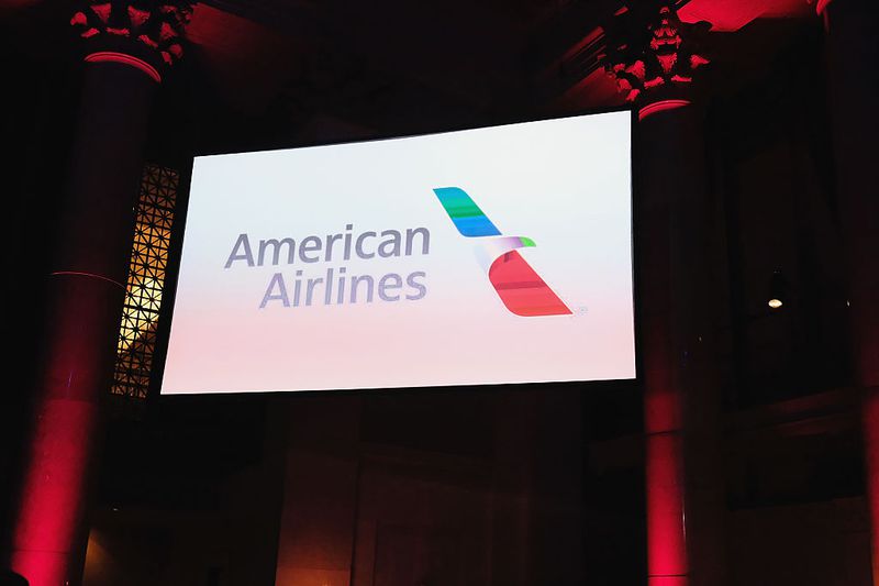 American Airlines logo.