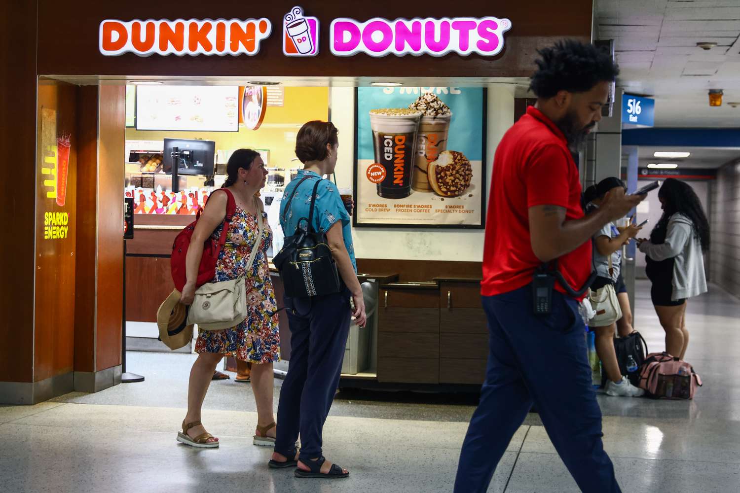 A Dunkin' Donuts shop in New York City in July. 