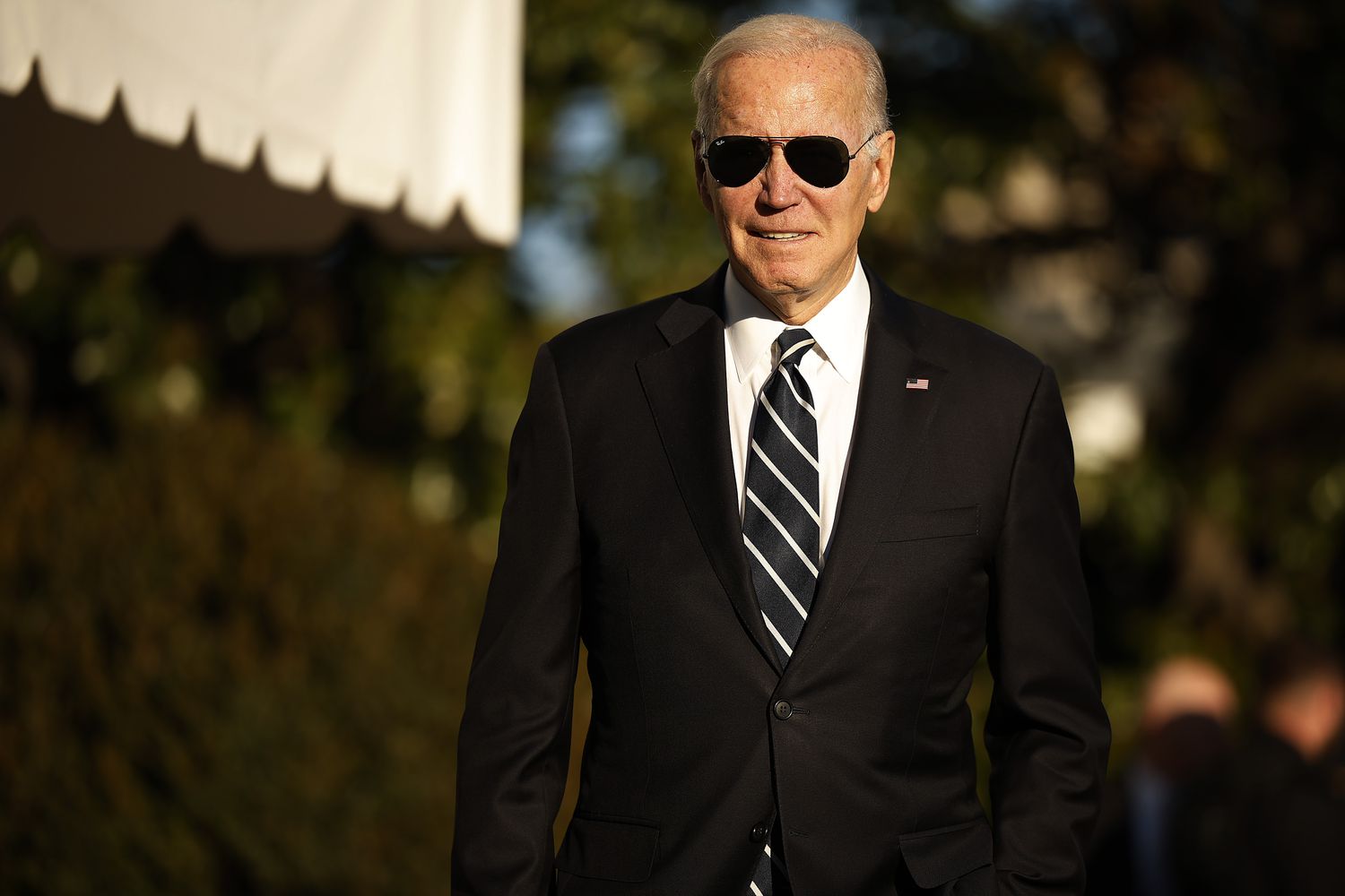 U.S. President Joe Biden walks to the West Wing after returning to the White House on January 30, 2023 in Washington, DC. Biden had traveled to Baltimore, Maryland, to talk about how the Bipartisan Infrastructure Law's funds are slated to help replace the 150-year-old Baltimore to Potomac Tunnel.