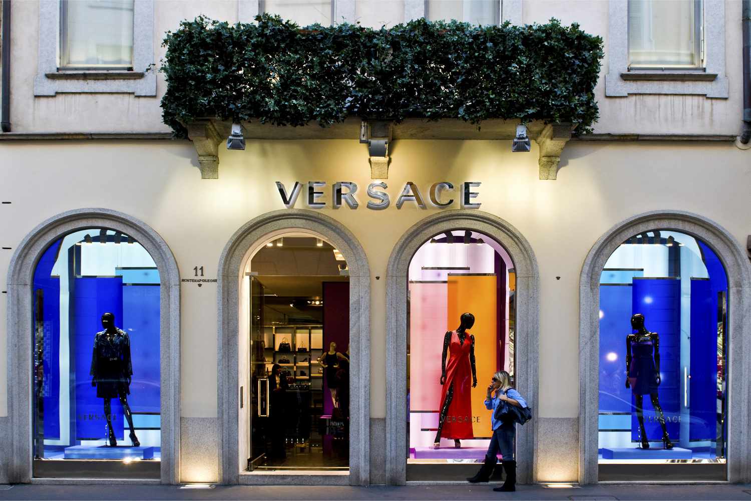 Versace storefront
