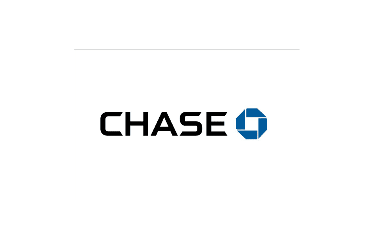 The Chase bank logo.