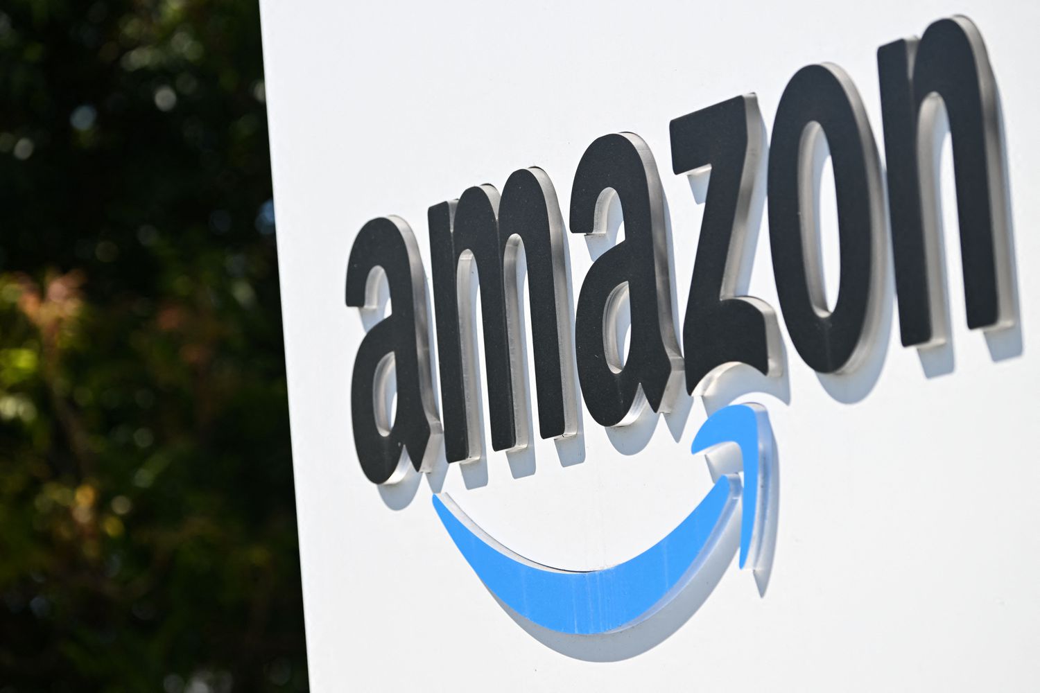 Amazon's logo. 
