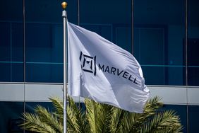 A Marvell Technology Group Ltd. flag outside the company's headquarters in Santa Clara, California
