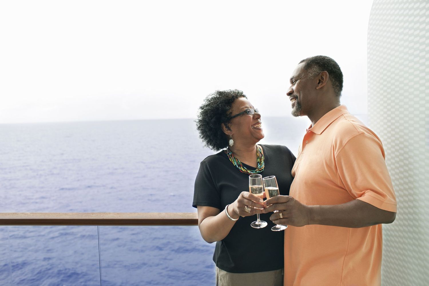Couple on a cruise