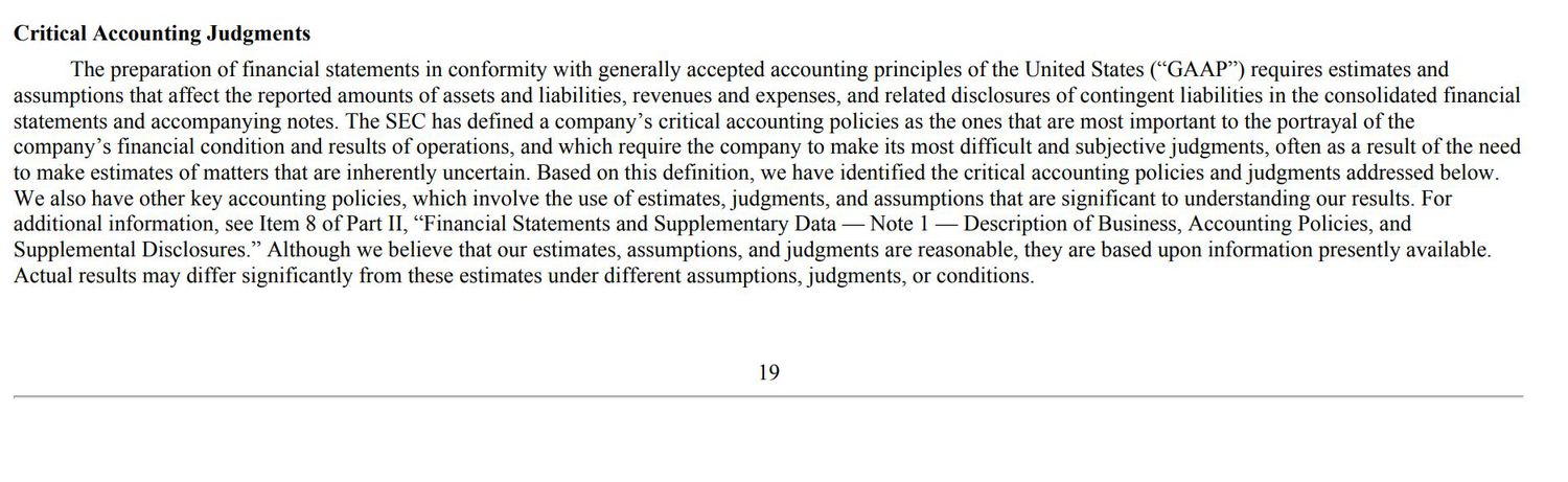 Amazon, 2021 Financial Statements (MD&A)