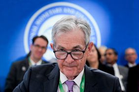 Jerome Powell, chairman of the US Federal Reserve, at the IMFC plenary session during the annual meetings of the IMF and World Bank in Washington, DC, US, on Friday, Oct. 25, 2024. 