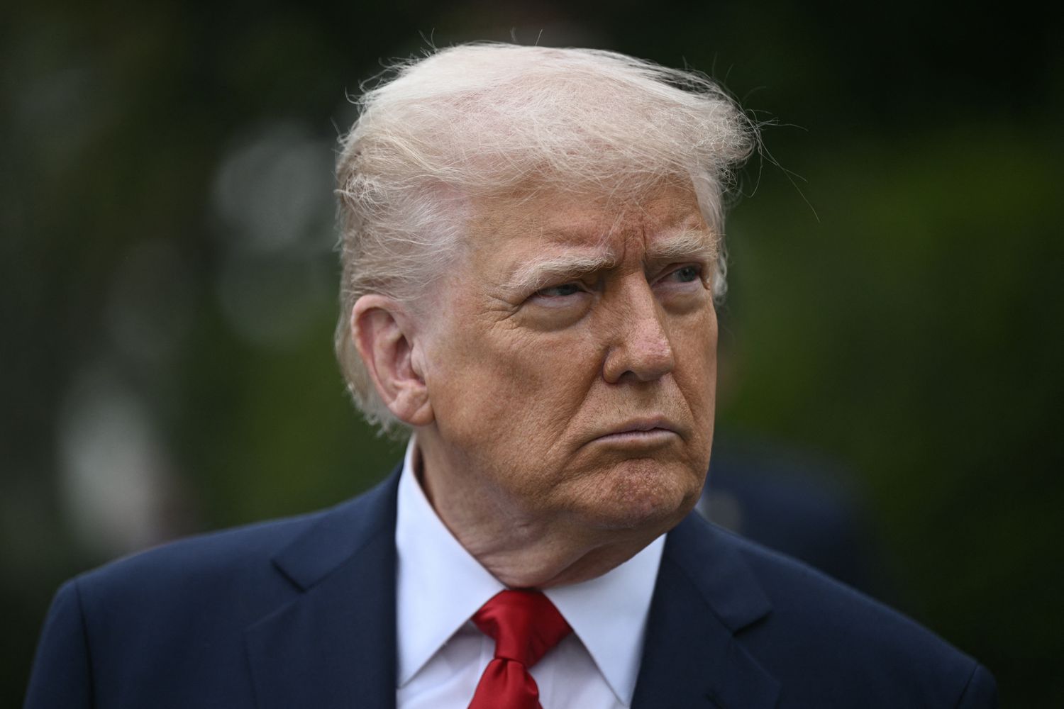 President Donald Trump at the annual Easter Egg Roll on the South Lawn of the White House in Washington, D.C. on April 21, 2025