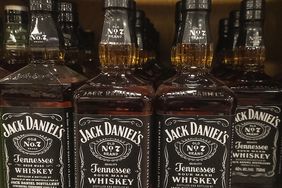 Jack Daniel's whiskey bottles 