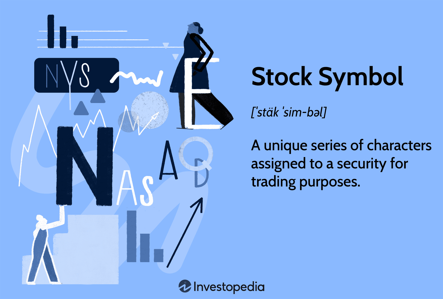 Stock Symbol: A unique series of characters assigned to a security for trading purposes.