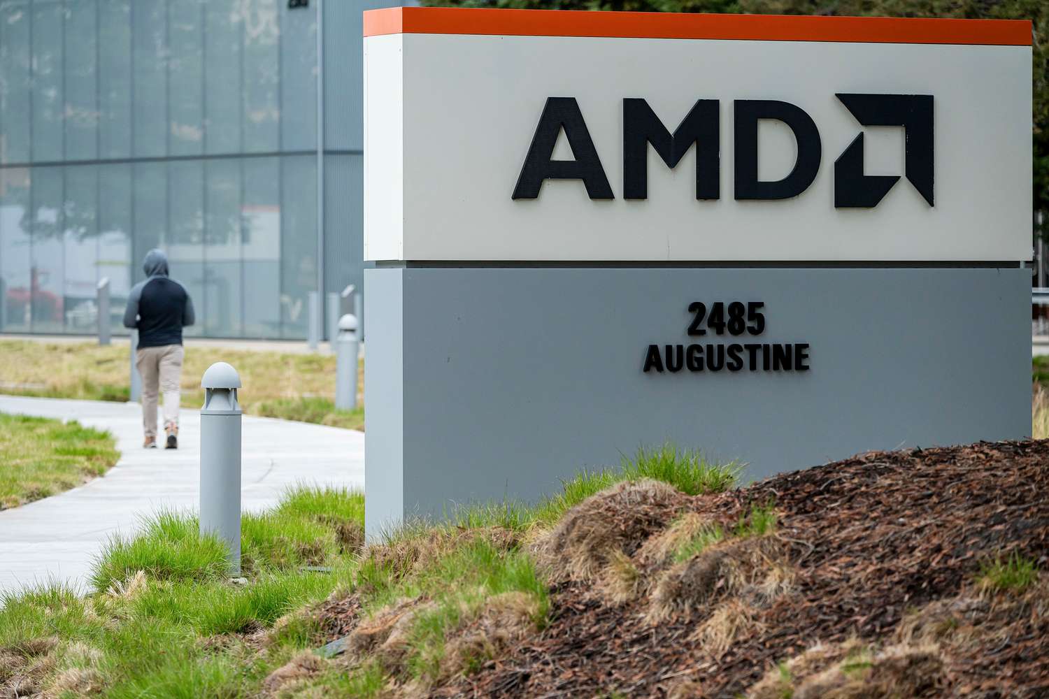 Advanced Micro Devices signage.
