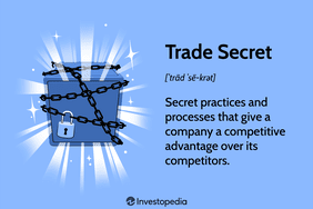 Trade Secret: Secret practices and processes that give a company a competitive advantage over its competitors.
