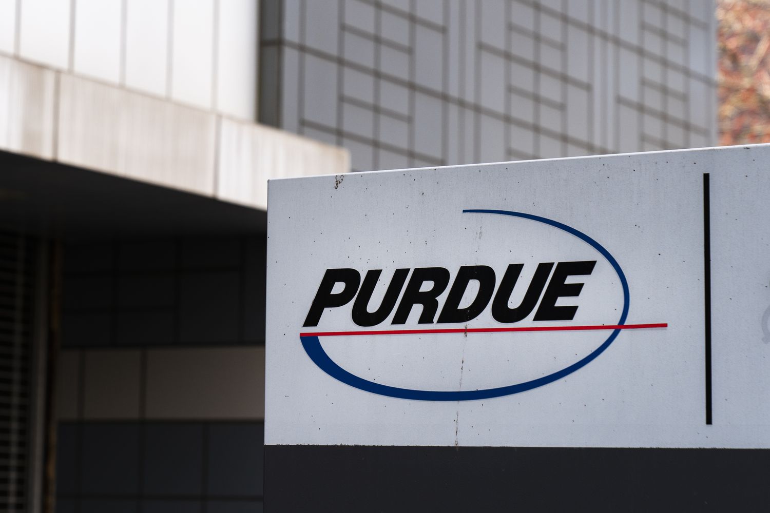 Purdue Pharma headquarters stands in downtown Stamford, April 2, 2019 in Stamford, Connecticut.