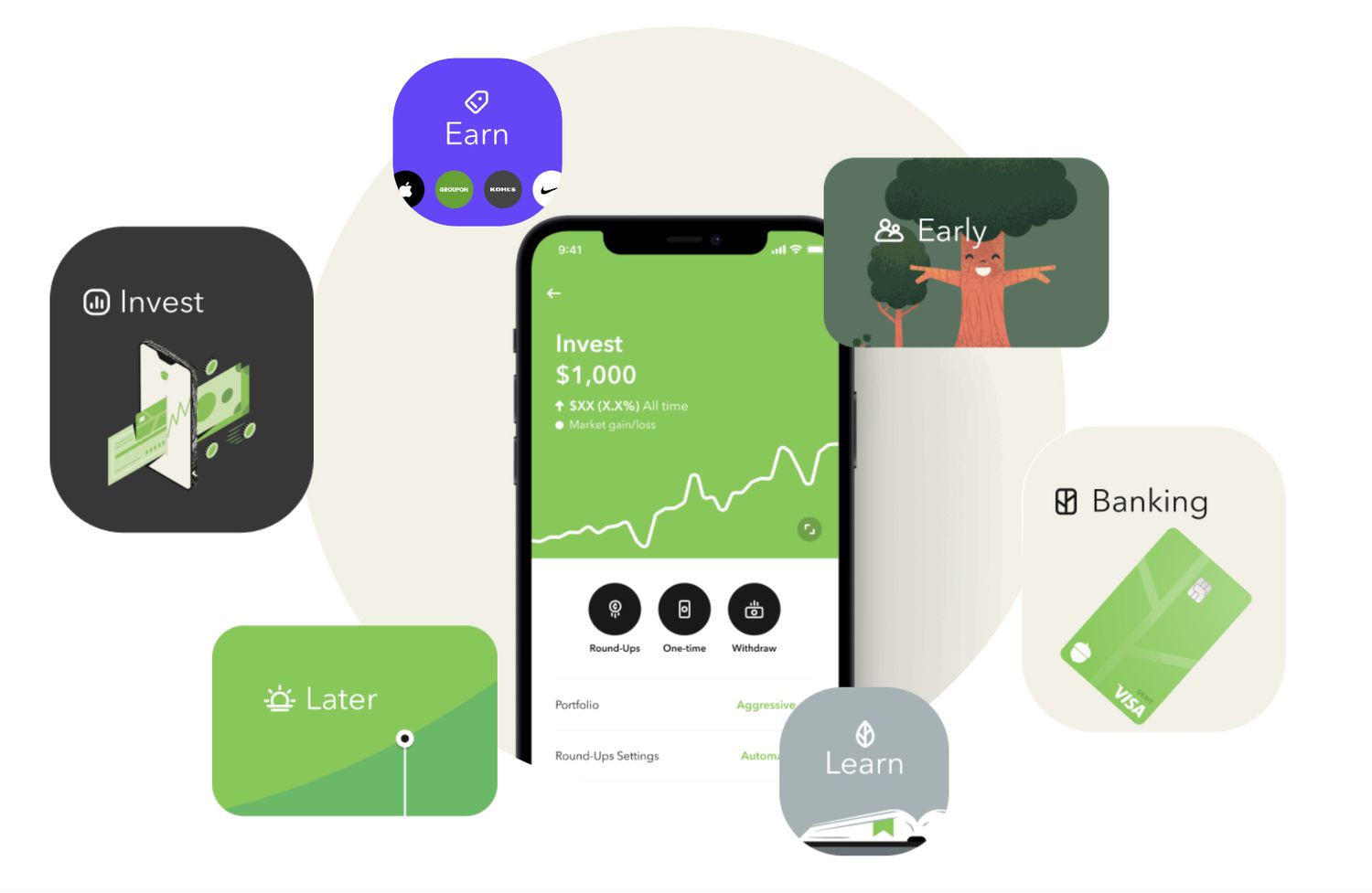 Acorns Mobile Experience