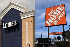Lowe's and Home Depot signs