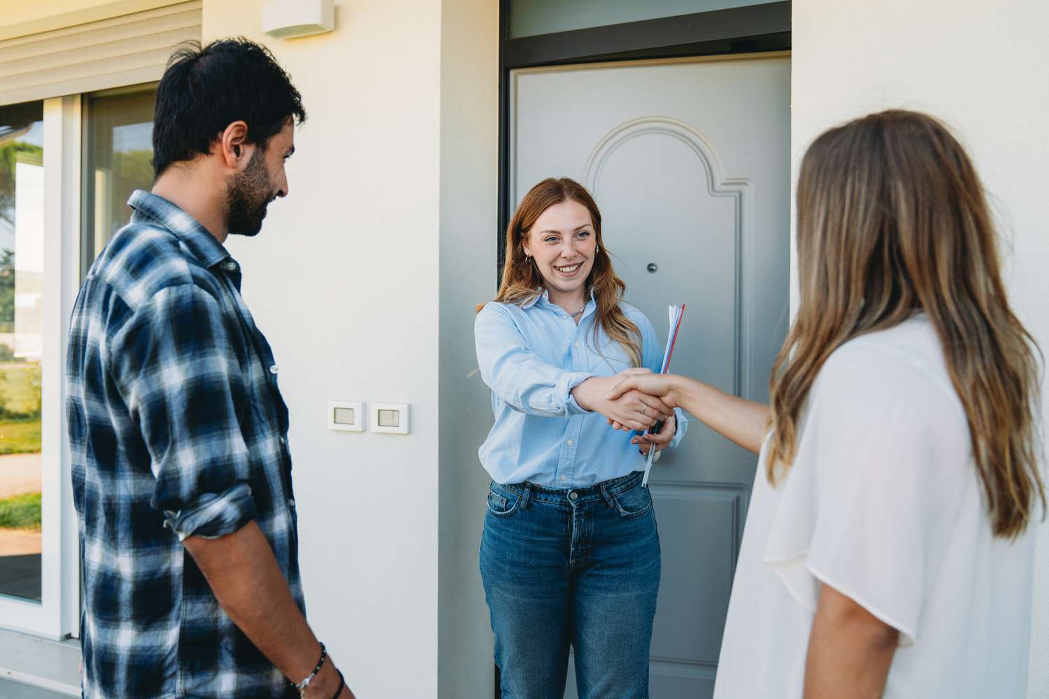 Couple leasing home