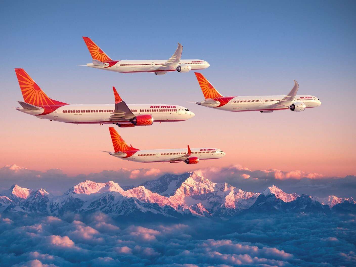 Boeing Air India jets image