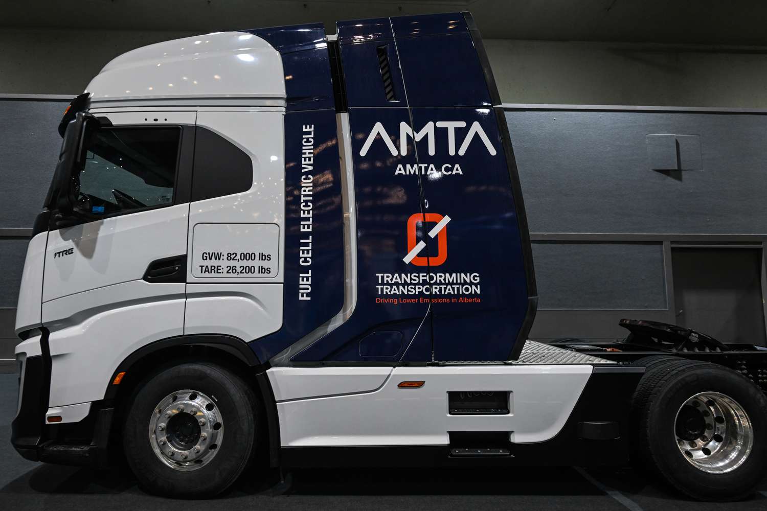 Nikola hydrogen fuel cell electric vehicle in April 2024