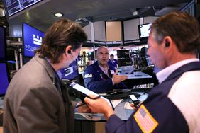 Traders on the floor of a stock exchange