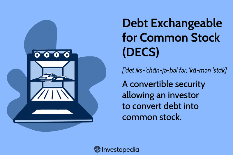 Debt Exchangeable for Common Stock (DECS): A convertible security allowing an investor to convert debt into common stock.