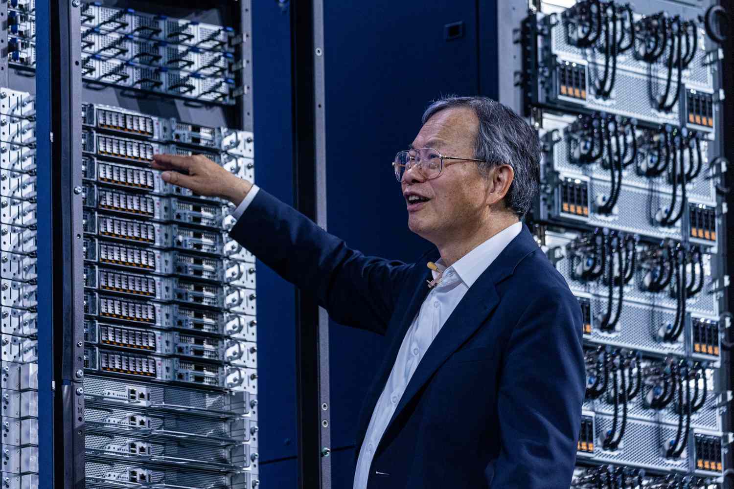 Supermicro CEO Charles Liang at the Computex conference in Taipei.