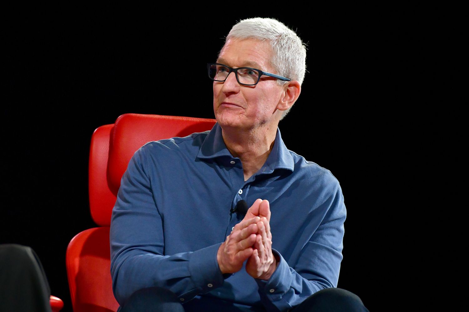 Chief Executive Officer of Apple Tim Cook speaks onstage during Vox Media's 2022 Code Conference - Day 2 on September 07, 2022 in Beverly Hills, California. 