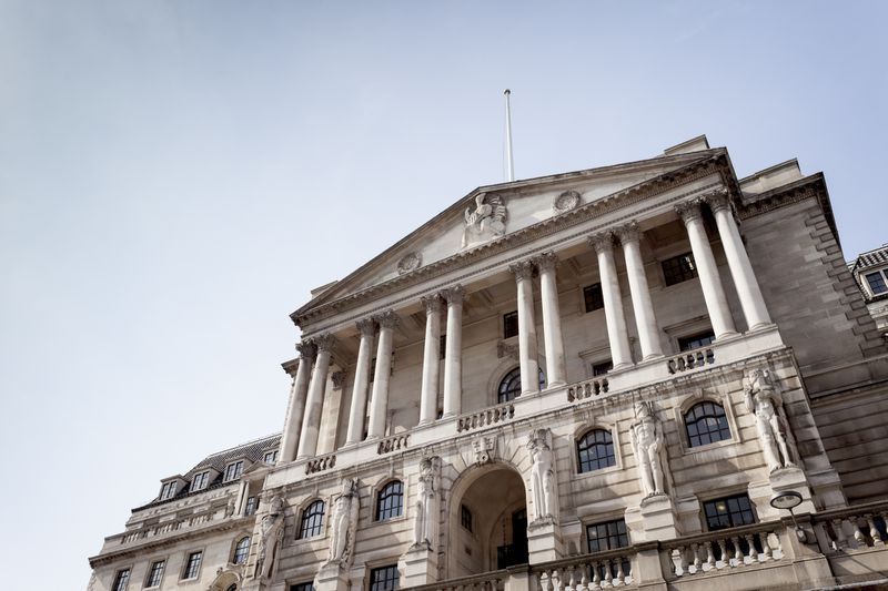 The Bank of England in London.