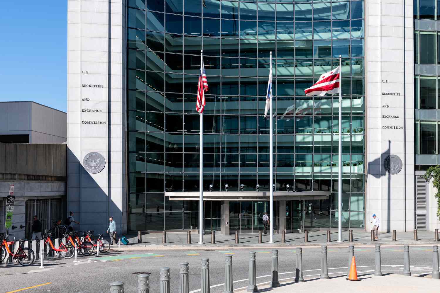 Outside Securities and Echange Commission building in Washington DC