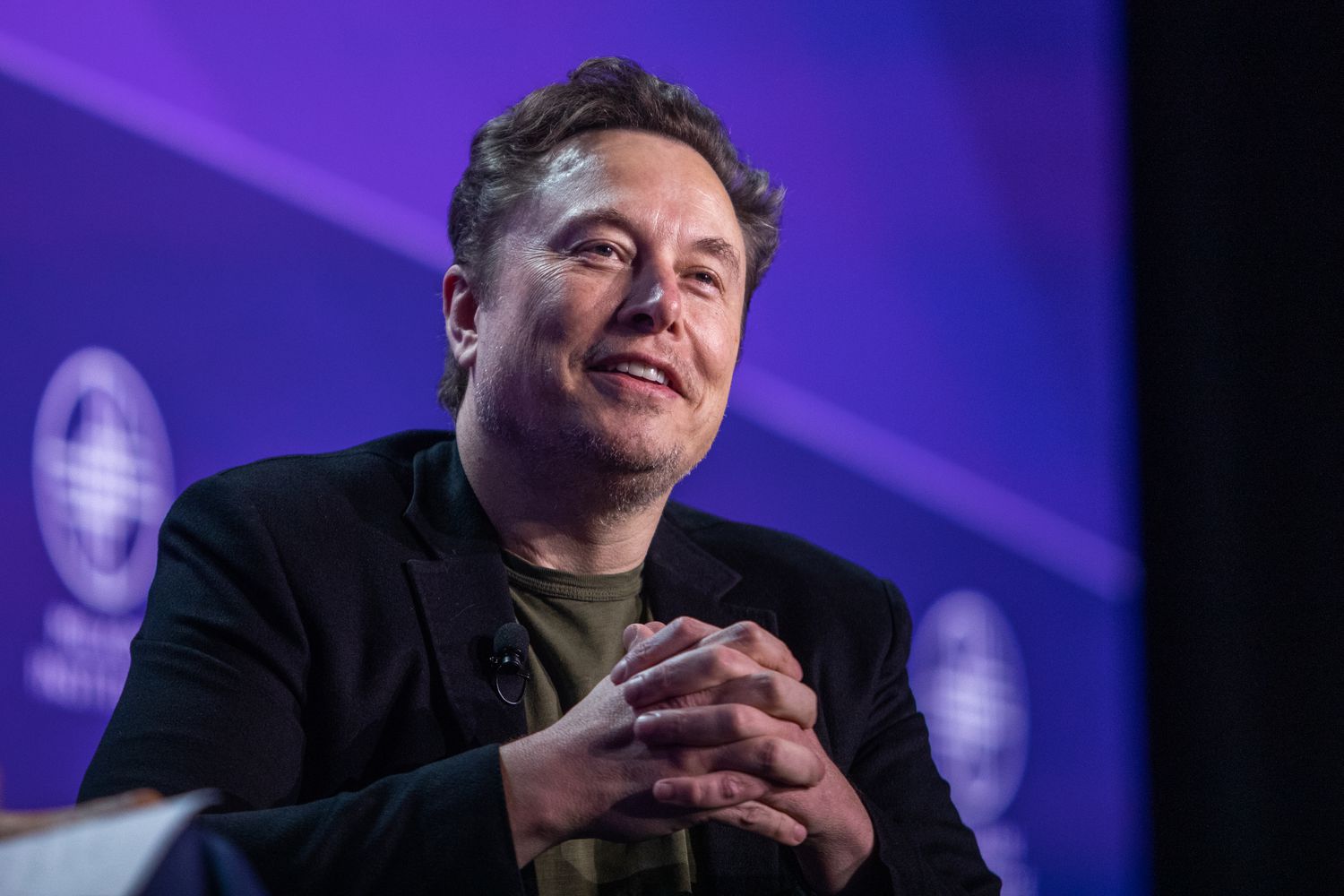 Elon Musk, co-founder of Tesla and SpaceX and owner of X Holdings Corp., speaks at the Milken Institute's Global Conference at the Beverly Hilton Hotel,on May 6, 2024 in Beverly Hills, California. 