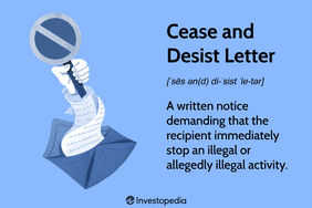 Cease and Desist Letter