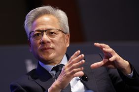 Nvidia CEO Jensen Huang speaks at the Hill and Valley Forum at the U.S. Capitol on April 30, 2025.