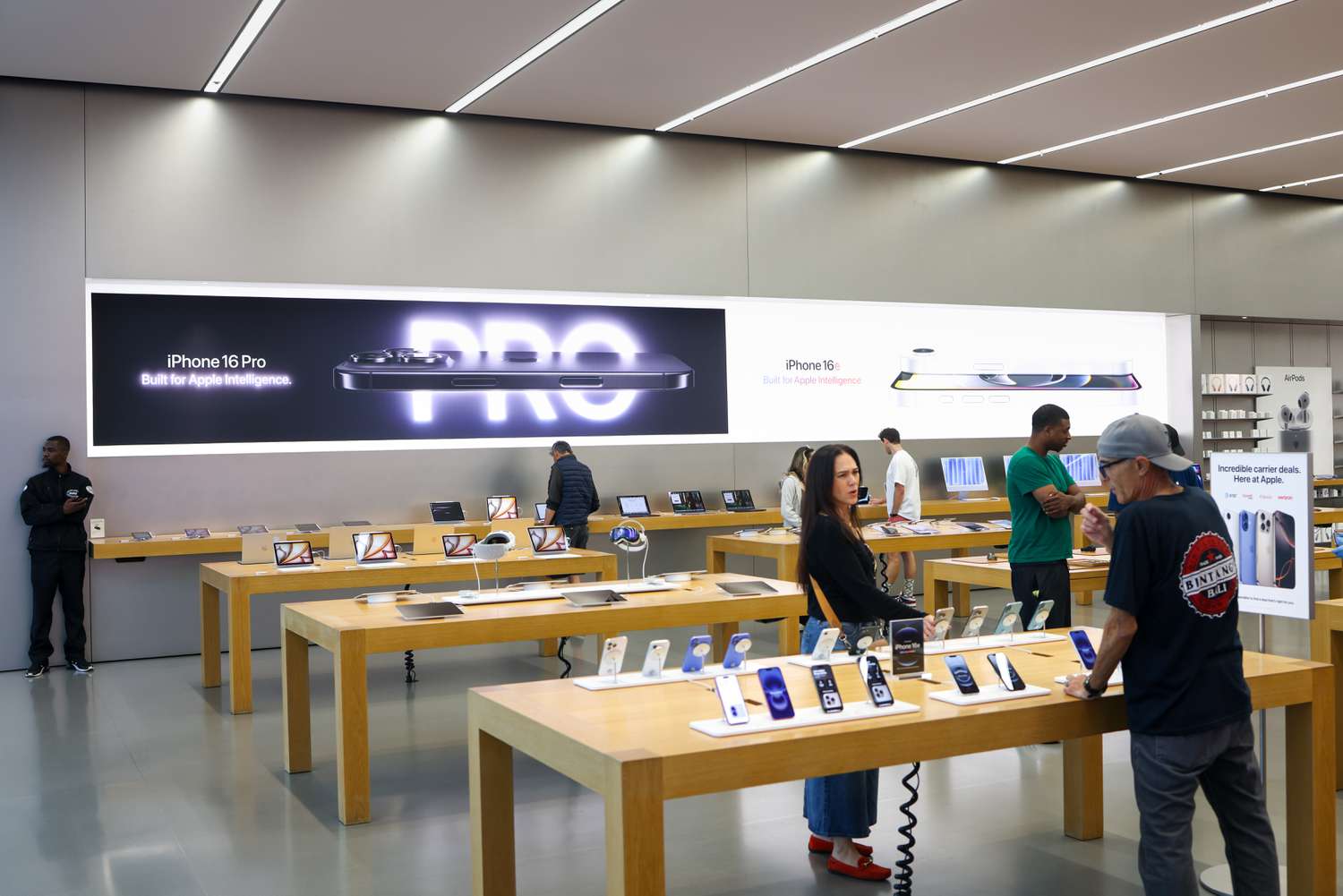 Apple store in Manhattan Beach, California on April 8, 2025.