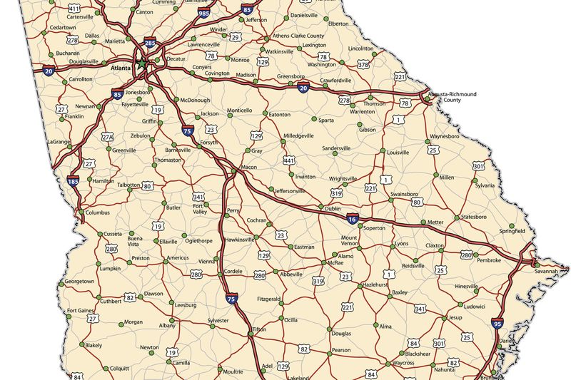 Map of Georgia