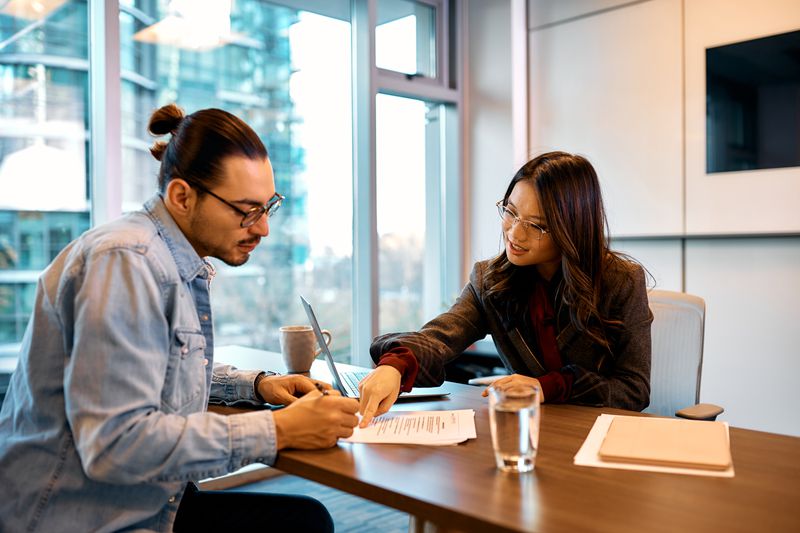 An employee is signing a deed of release to end the employment and free any obligations for both sides.