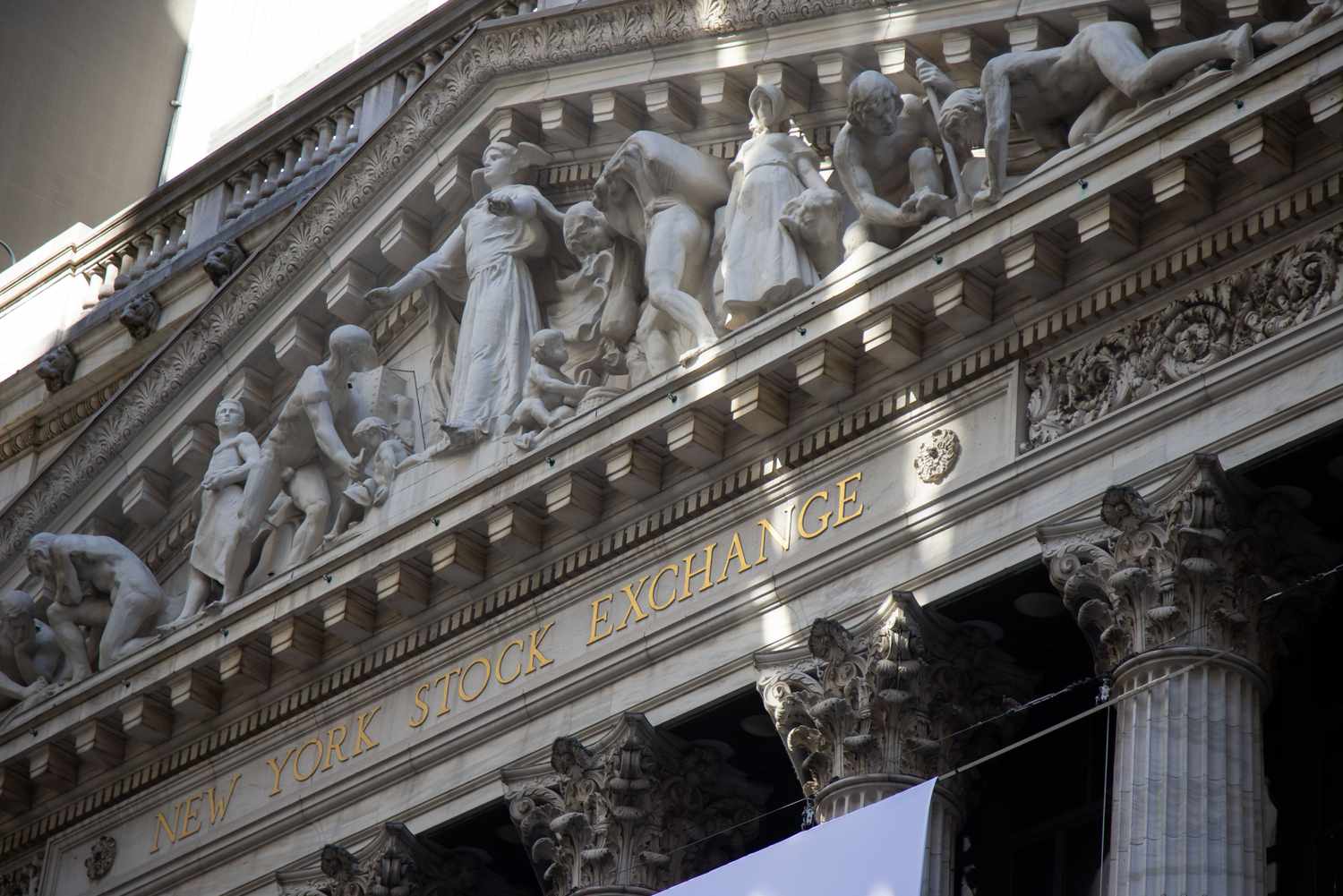 The New York Stock Exchange (NYSE) in New York.