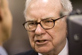 Close up shot of Warren Buffett