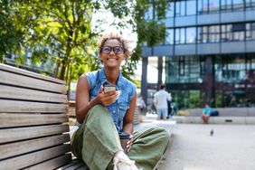 College student looks for health insurance options.