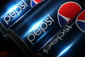 Illustration cans of Pepsi sodas.